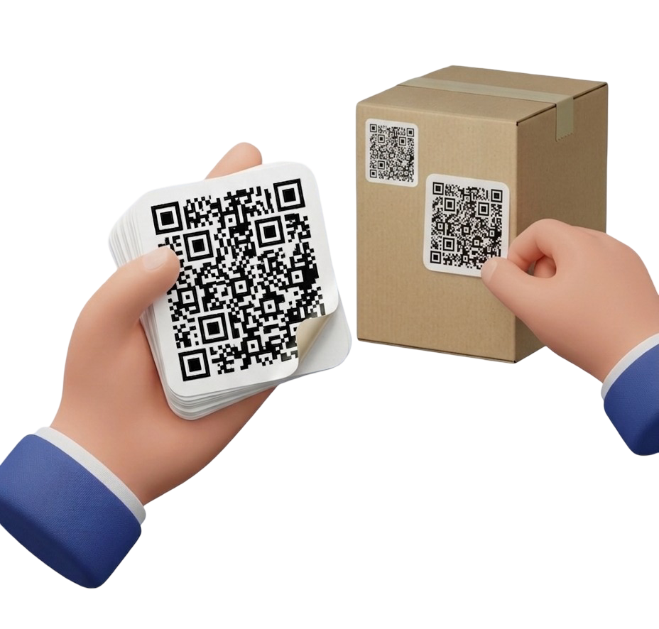 Applicare etichetta QR